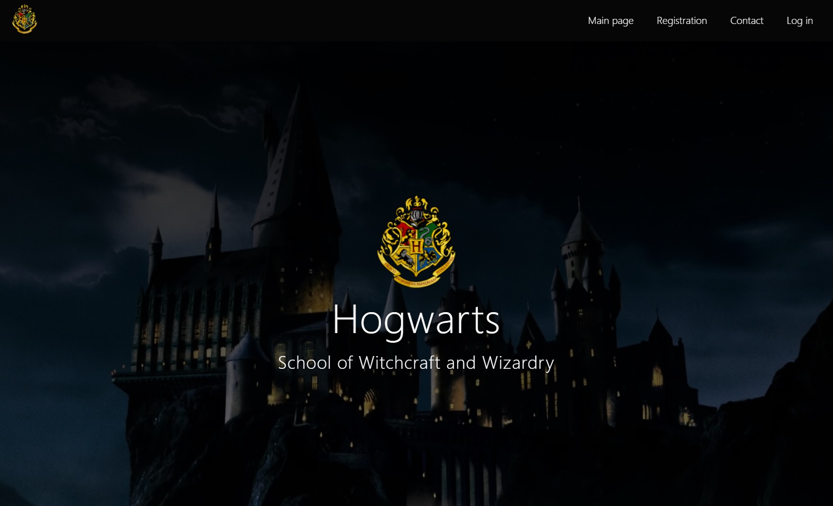 Hogwarts page preview